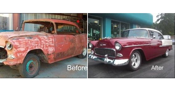 Before cars. Restoration before after. Restoring old cars before and after. Car before after. Car Chips before after.